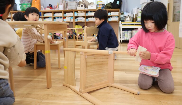 みんなでピカピカ大掃除✨（4．5歳児）