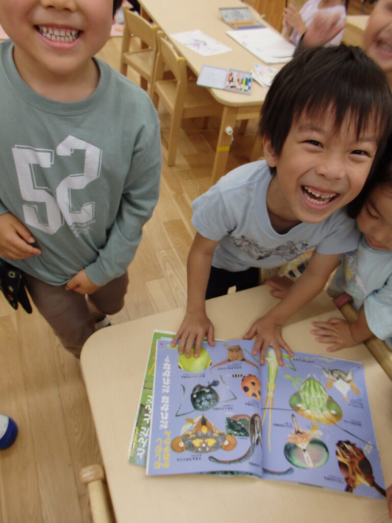 色々な生き物に触れる♬（４・５歳児）