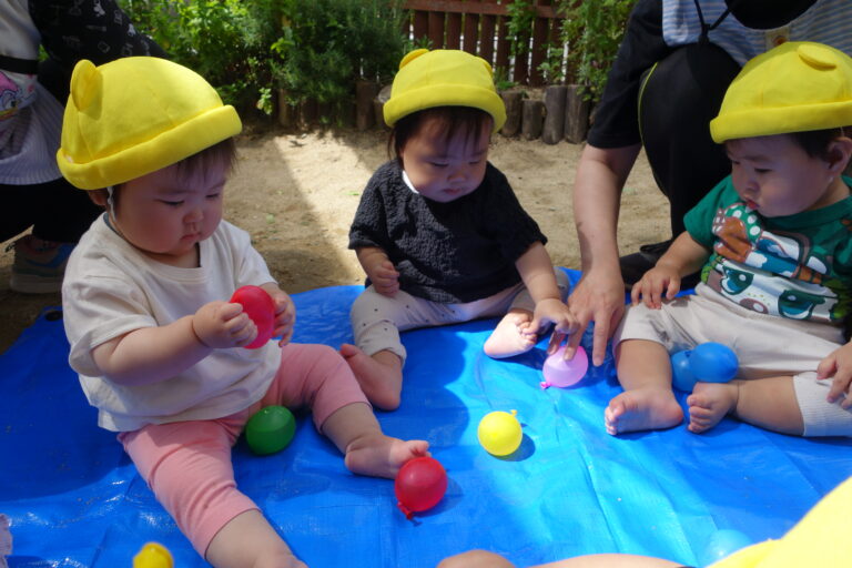 初めてがいっぱい！(0歳児）