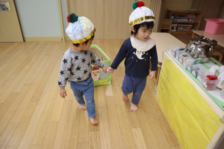 サンタさんになるぞ！（１歳児）
