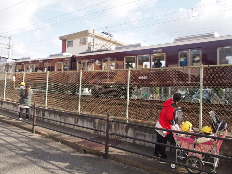 冬ぞら散歩(0歳児)