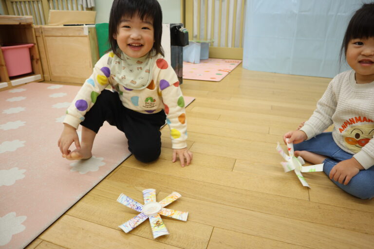 コマ回し（1歳児）